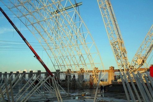 内蒙古网架一角